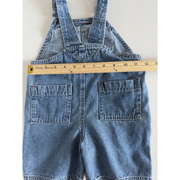 Sesame Street Vintage Denim Cookie Monster Short Overalls Size 3 T Basketball - Picture 10 of 13